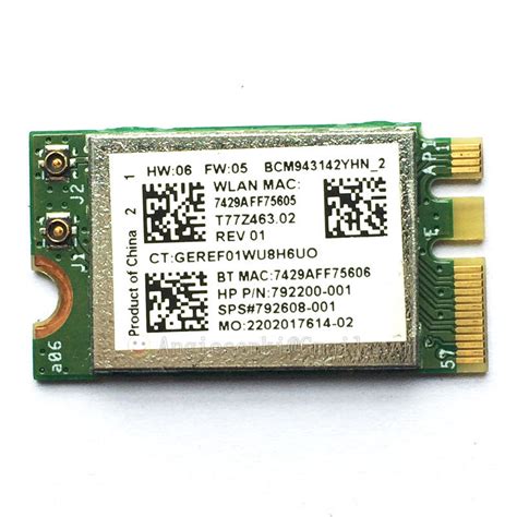 The most common release is 5.60.48.35, with over 98% of all installations currently using this version. BCM943142Y 792200 001 M.2 NGFF WiFi WLAN card + Bluetooth 4.0 for HP Broadcom ENVY M6 P M6 ...