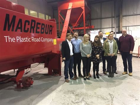 Lockerbie Based Recycled Plastic Roads Company Opens First Factory