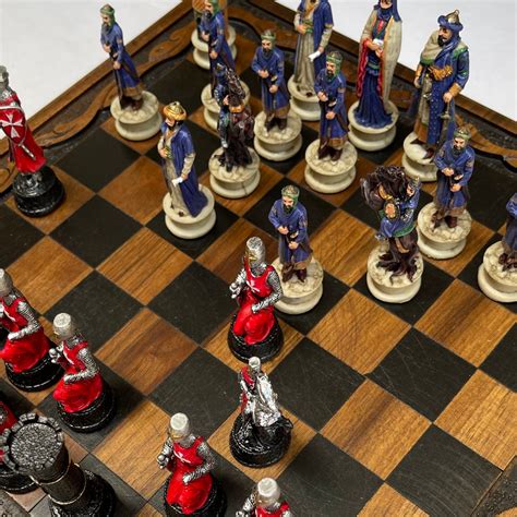 14 Crusaders Knights Hospitaller Chess Set With Etsy
