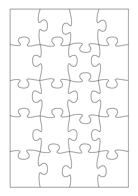 Printable Jigsaw Puzzle Shapes Printable Crossword Puzzles
