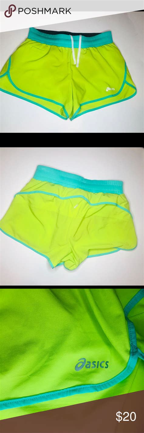 Asics Running Shorts New Without Tags Neon Yellow Asics Running Shorts