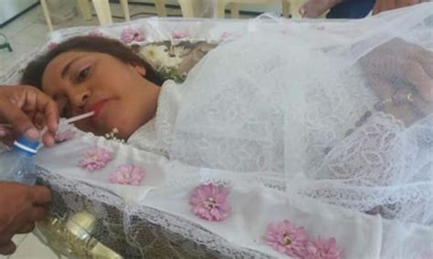 Woman Lies In Coffin For A Day Just To Fulfill Her Bucket List Dream Of Holding Her Own Funeral
