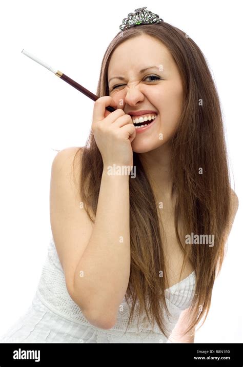 Long Cigarette Holder High Resolution Stock Photography And Images Alamy