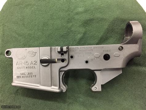 Colt AR 15 A2 Gov T Model Pre Ban Lower Receiver