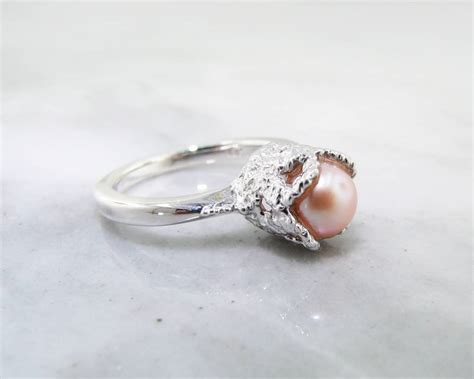 Pearl Silver Ring Lace Bezel Wexford Jewelers