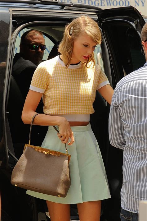 Taylor Swift In Short Skirt Out In New York Hawtcelebs