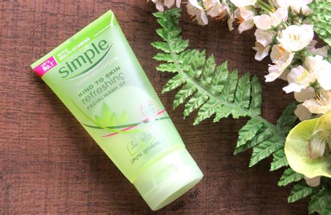 Review Simple Kind To Skin Refreshing Facial Wash Gel Mandy S Heart