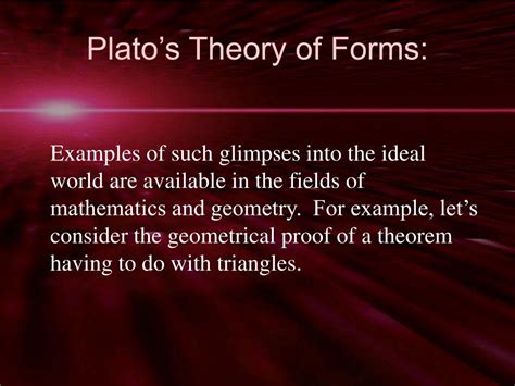 Ppt Platos Theory Of Forms Powerpoint Presentation Free Download