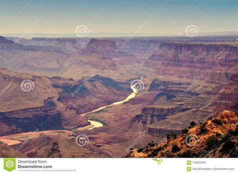 South Rim Grand Canyon Arizona Us Stock Image Image Of Canyon