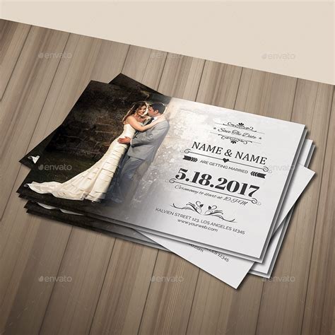 stylish wedding invitation card