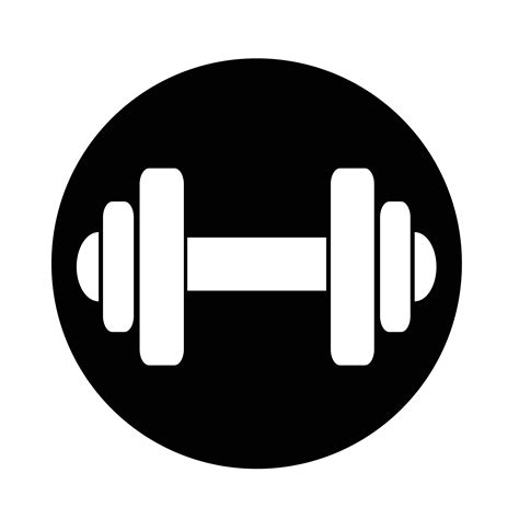 Dumbbell Icon 564734 Vector Art At Vecteezy