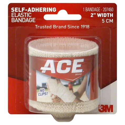 Ace 2 Inch Width Self Adhering Elastic Bandage Shop Sleeves And Braces