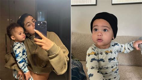 kylie jenner finally revealed her 11 month old son s name and face with new photos—see pics