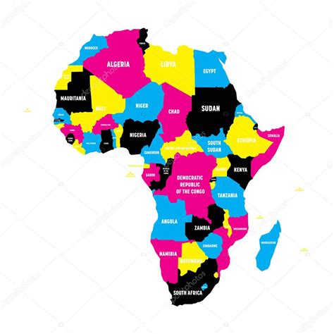 List 96 Pictures Map Of Africa Without Names Stunning