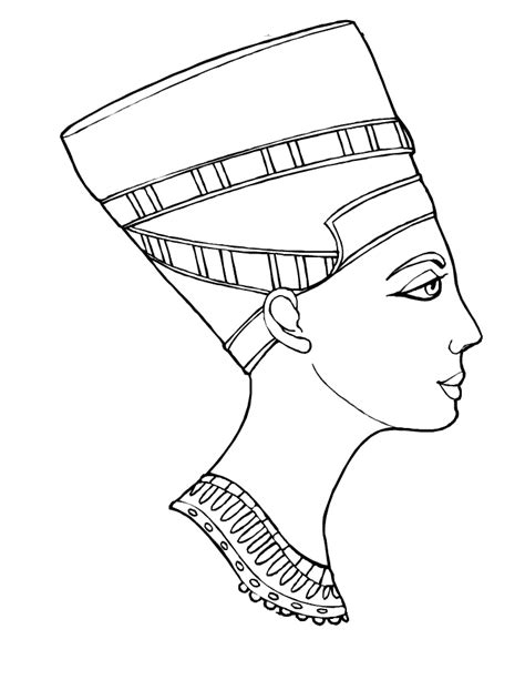 Desenho de Faraó divindade do Egito para colorir Tudodesenhos