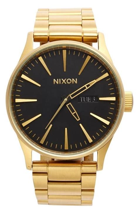 Nixon Sentry Bracelet Watch 42mm Nordstrom Nixon Watch Luxury Watches For Men Watches