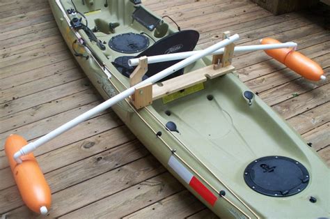 Wanted to make my kayak more stable and not buy an expensive stabilizer kit, plus i like to build stuff. kayak stabilizers on rivers? | Michigan Sportsman - Online Michigan Hunting and Fishing Resource