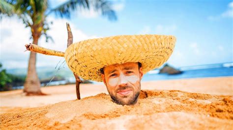 Burying Myself In Sand For 24h In The Philippines Youtube