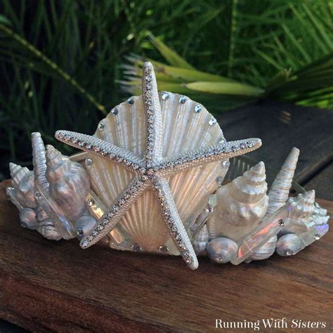 How To Make A Seashell Mermaid Crown Running With Sisters