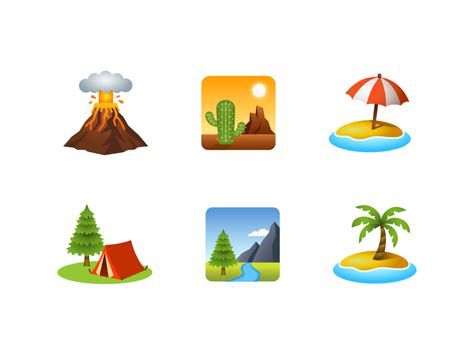 Emoji Place Geographic By Andrew For Icons8 On Dribbble