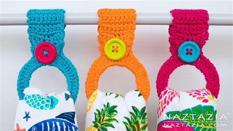 How To Crochet A Hanging Ring Towel Holder Naztazia