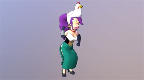 Chicken Dance Leela Buy Royalty Free 3d Model By Placidone C980fad