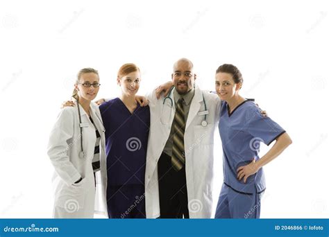 Healthcare Workers Portrait Stock Photo Image Of Posed Profession