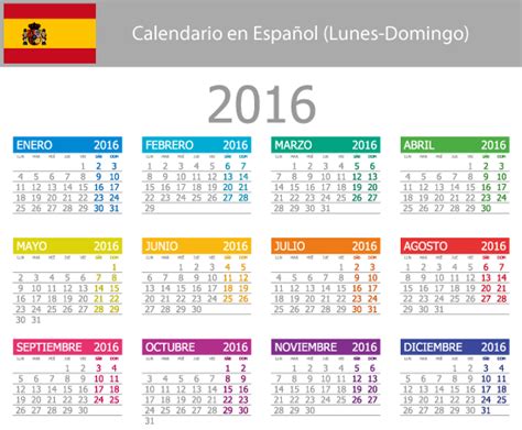 El Calendario En Espanol