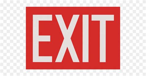 Exit Exit Signs Clipart 4898192 Pinclipart