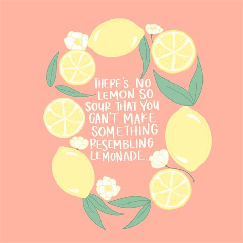 Lemonade Lemon Cute Quote Etsy