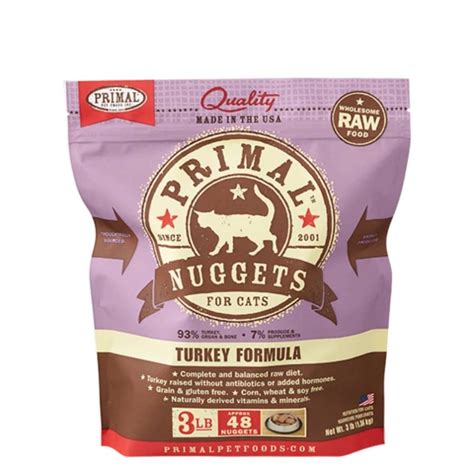 Primal Raw Frozen Cat Food Turkey - Woof Life