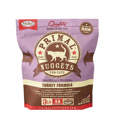 Get natural and healthy diet for blue dogs including various pet nutrition products from us. Primal Raw Frozen Cat Food Turkey - Woof Life