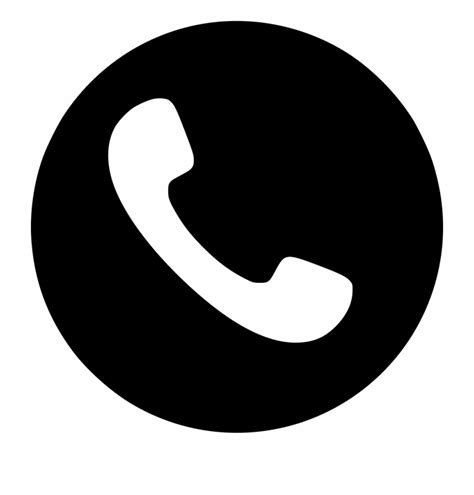 Round Phone Icon At Collection Of Round Phone Icon