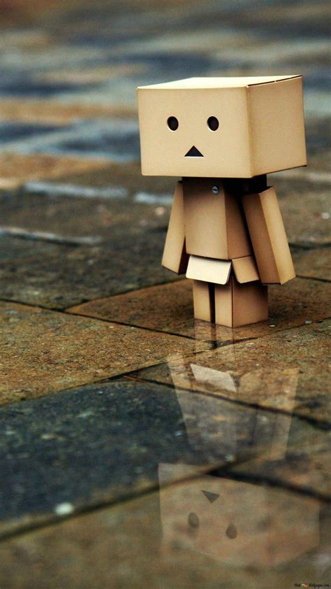 Sad Box Man Robot 2k Wallpaper Download