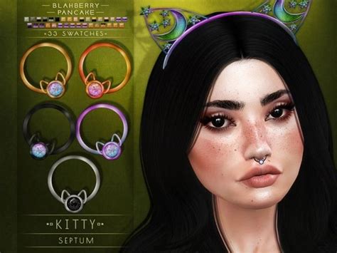 Blahberry Pancake Kitty Septum Sims Packs The Sims 4 Download
