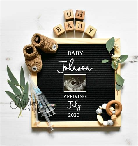 Download IVF Letterboard Pregnancy Announcement for Social Media ...