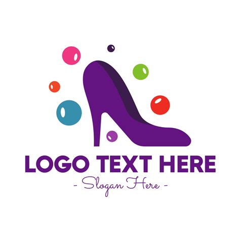 Purple Fashion Stiletto Logo Brandcrowd Logo Maker