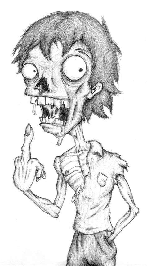 Zombie Pose Drawing Np