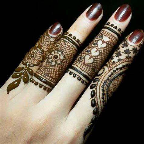 Mehandi Designs Finger Designs By Hayat