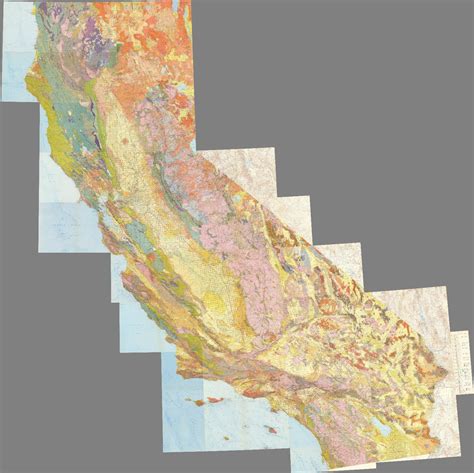 Composite Map Geologic Map Of California David Rumsey Historical