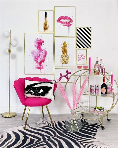 The Best Glam Wall Art And Where To Buy It Red Soles And Red Wine