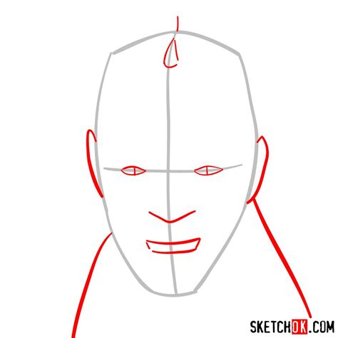 How To Draw Darth Mauls Face Star Wars Sketchok Easy Drawing Guides