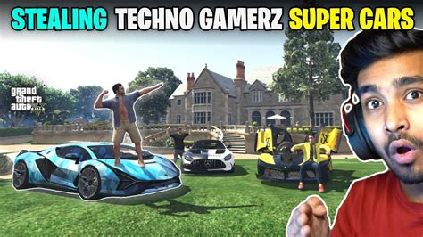 Stealing Techno Gamerz Super Cars In Gta V We Stole Techno Gamerz