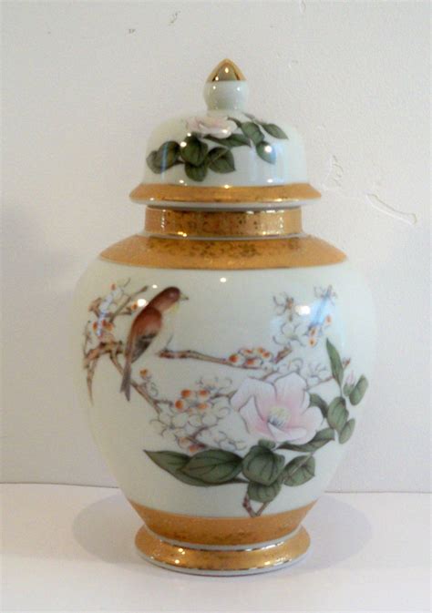 Kutani Ginger Jar Ceramic Art Ginger Jars Decorative Jars