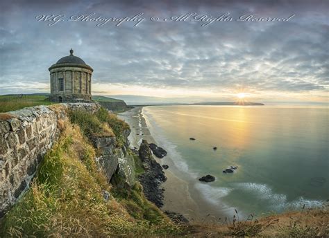 Mussenden Temple At Sunset Mussenden Temple Is Located I Flickr