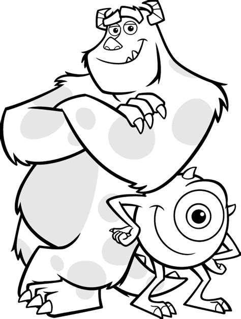 Nibbles the book monster coloring pages. Monsters Inc Coloring Pages | Monster coloring pages ...