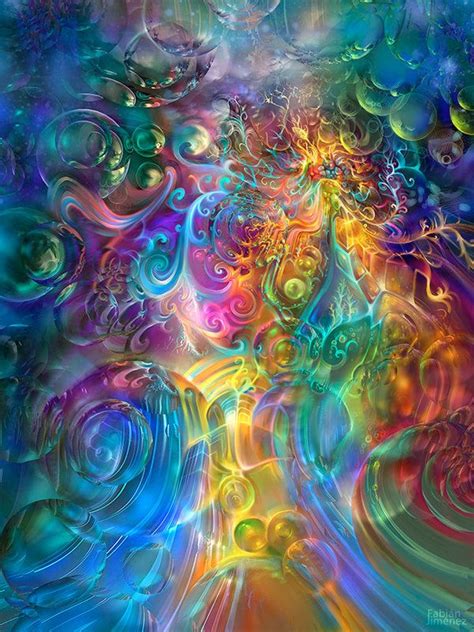 Nebula Colorful Art Rainbow Art Fractal Art