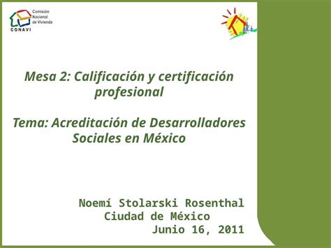 Ppt Mesa 2 Calificación Y Certificación Profesional Tema