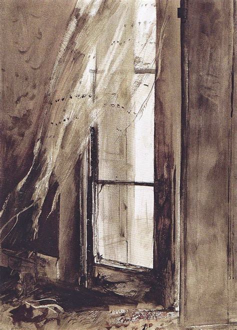 An Old Photo Of A Window And Curtain