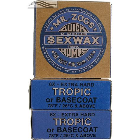 Mr Zogs Sex Wax Original Tropical Blue 3 Pack Wax Surfing